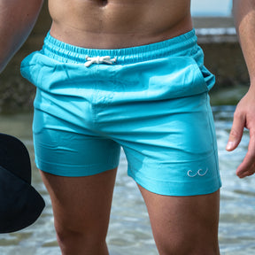 Men's Shorts - Aqua Blue