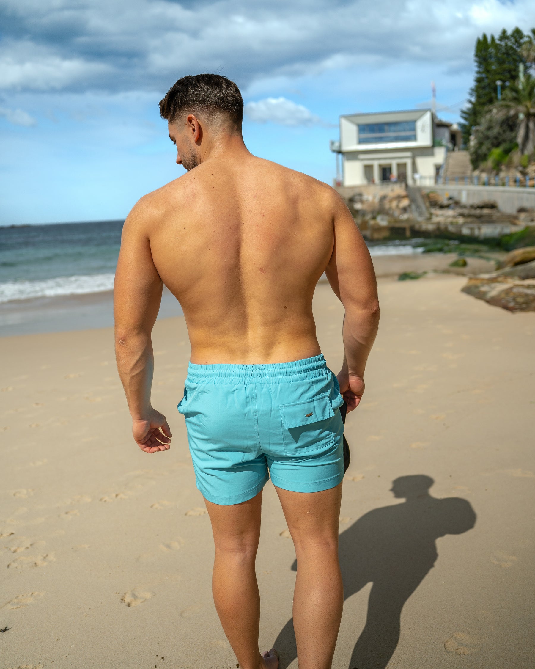 Men's Shorts - Aqua Blue