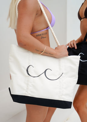 CC tote bag - White