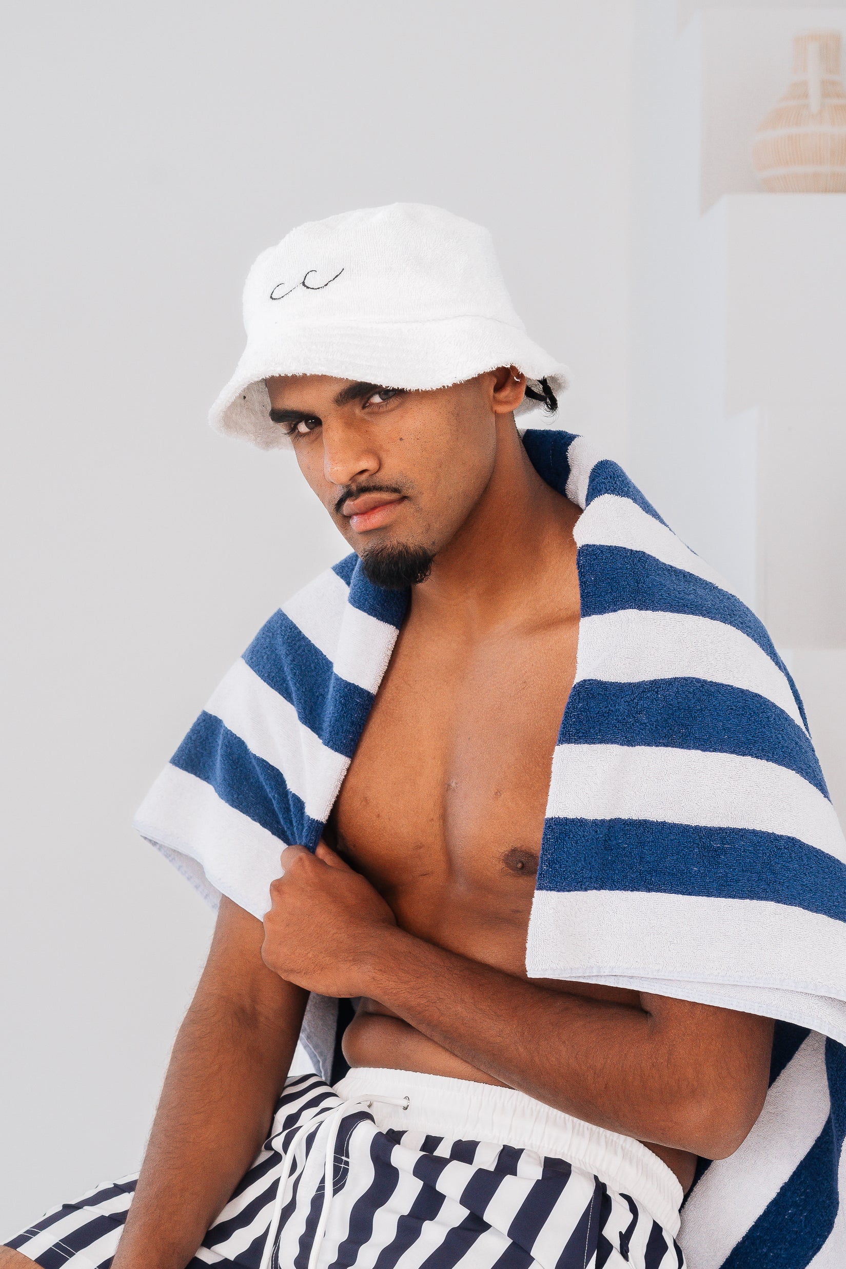 Unisex towel bucket hat