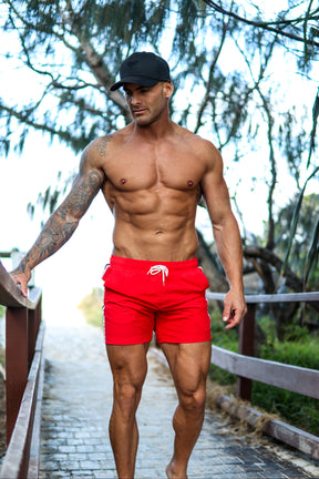 Men's Shorts - Red